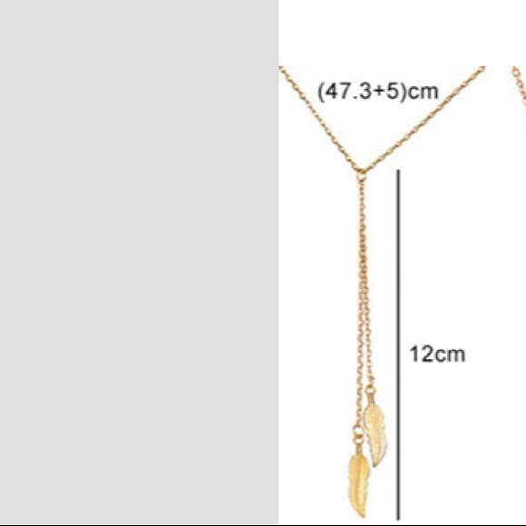 NWT Feather Necklace - Picture 2 of 4